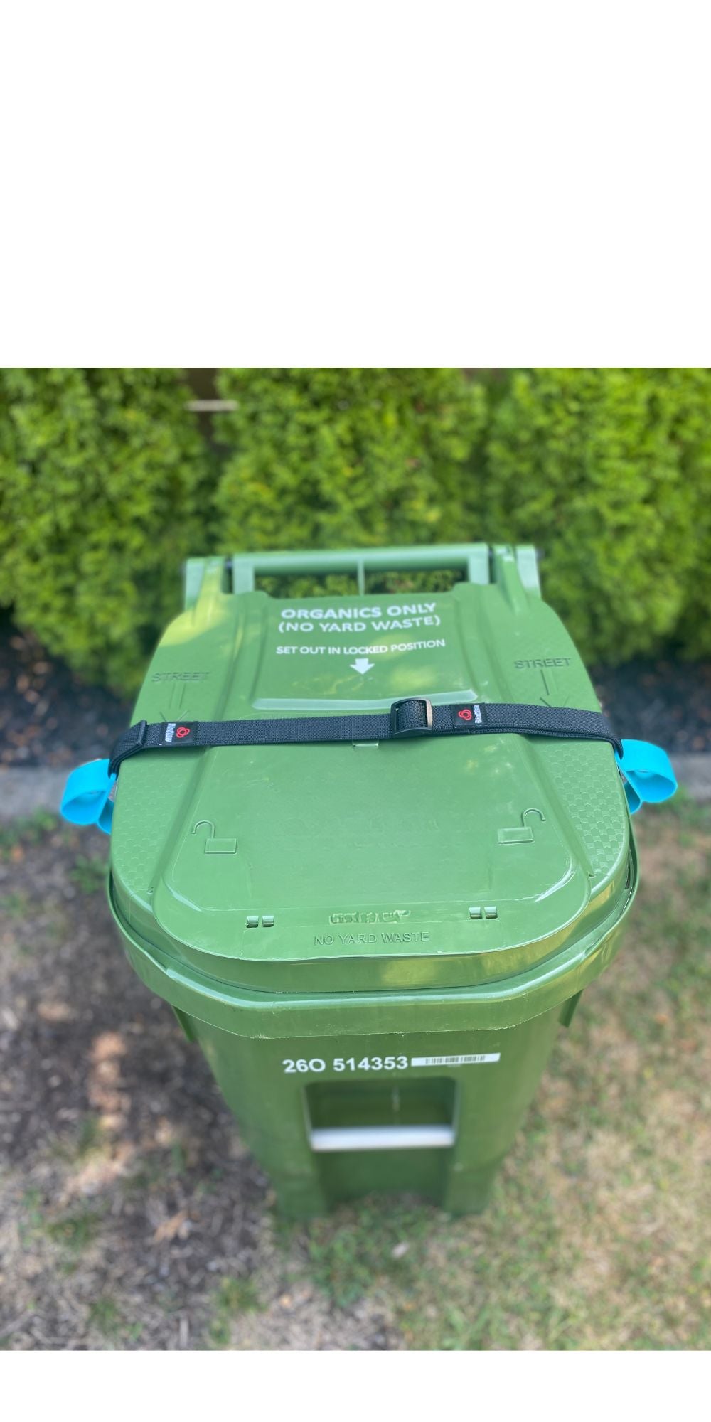 SideArm: Trash Can Lock for Raccoons and Other Animals. MAXIMUM Trash Bin SECURITY
