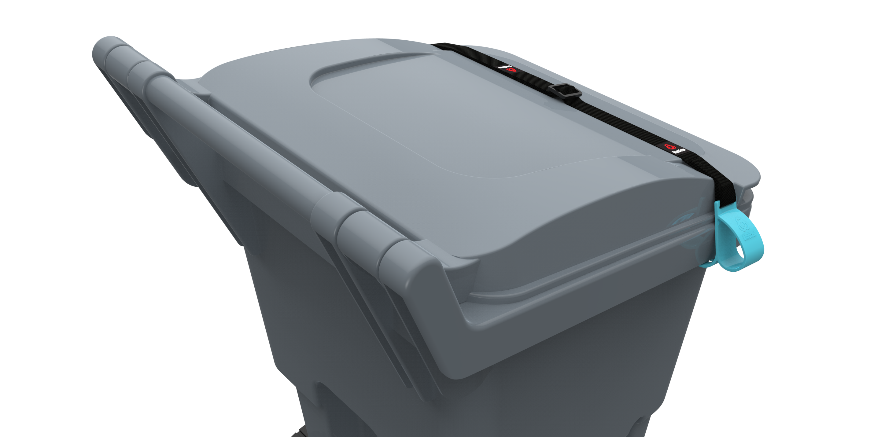 SideArm: Trash Can Lock for Raccoons and Other Animals. MAXIMUM  Trash Bin SECURITY