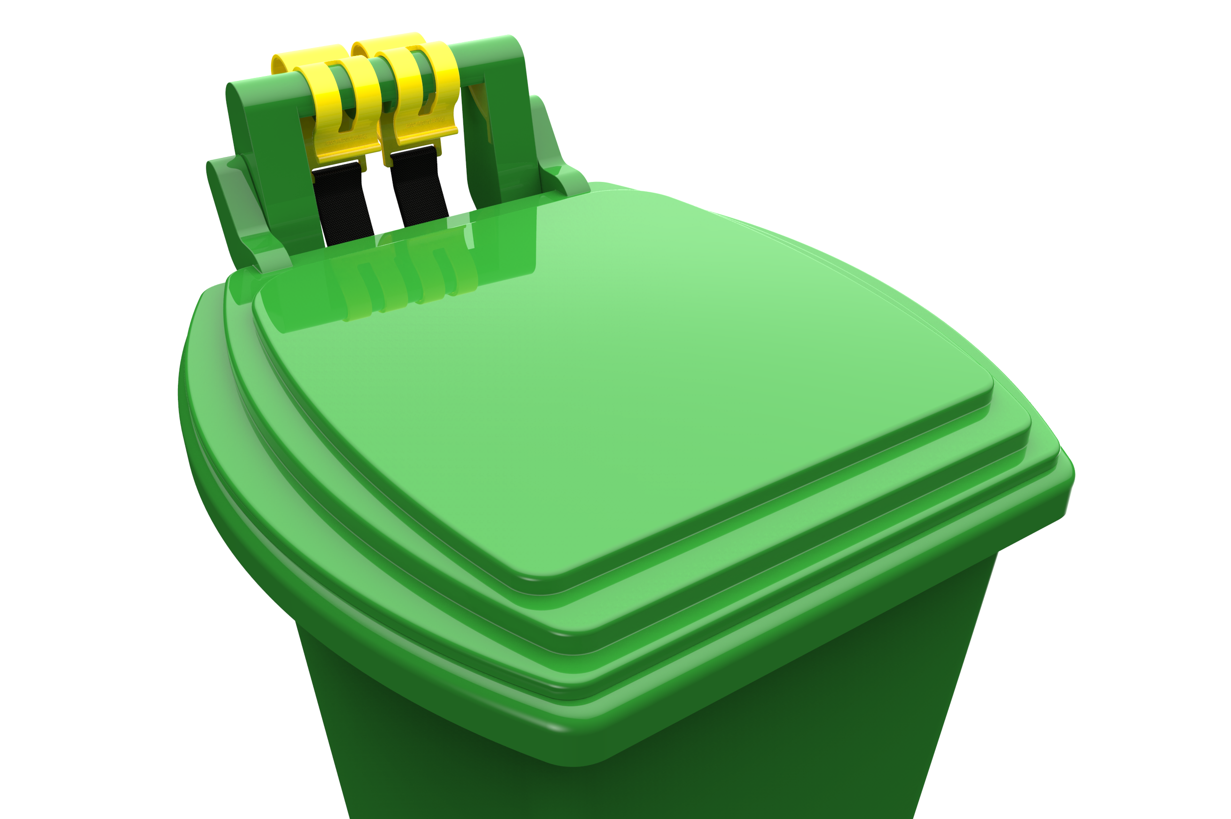 SideArm Nano: Animal Proof Garbage Can Lock. For Smaller Bins