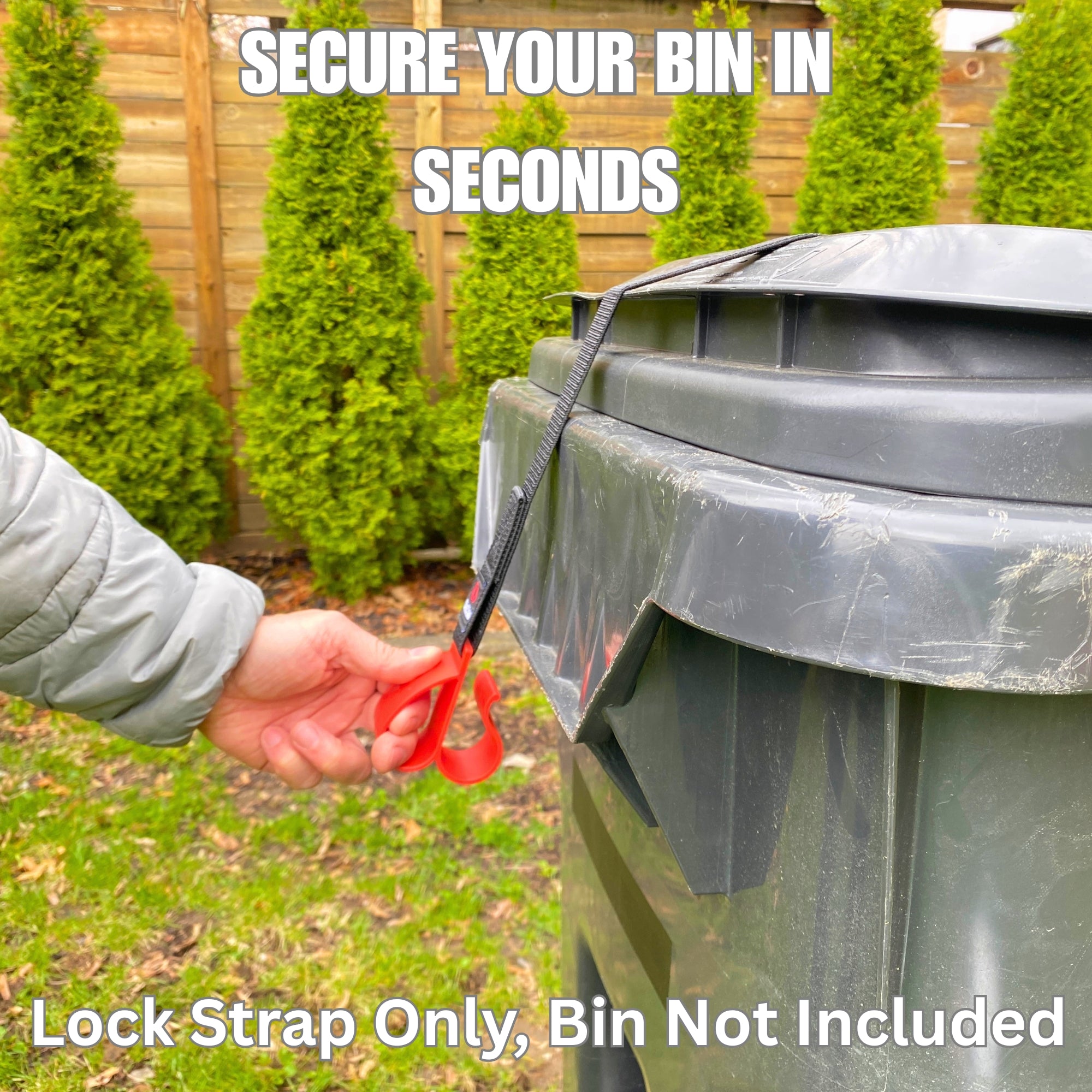 BinClaw™ MAX – Extreme Weather Trash Can Lock (Best Performance)