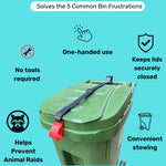 BinClaw™ MAX – Extreme Weather Trash Can Lock (Best Performance) 2