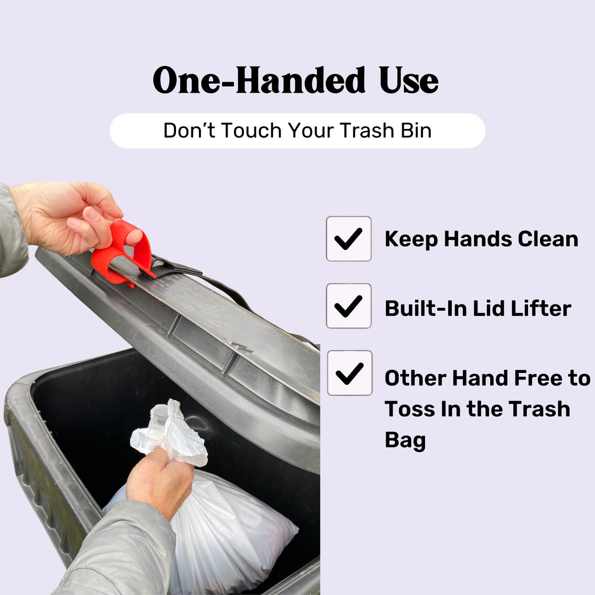 BinClaw® – One-Handed Trash Can Lock (No Tools, Animal-Proof for Wheelie Bins)